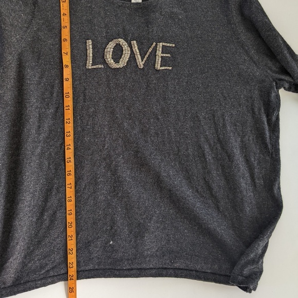 Clements Ribeiro Pop beaded LOVE wool cashmere blend sweater size M - L - Picture 13 of 13